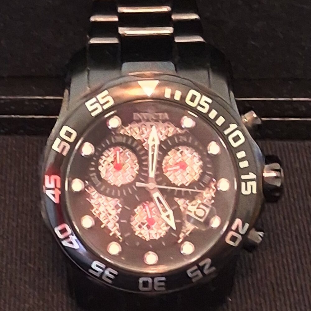 Invicta Pro Diver Chronograph Watch Master of the Oceans Model No. 19838 - Picture 3 of 8